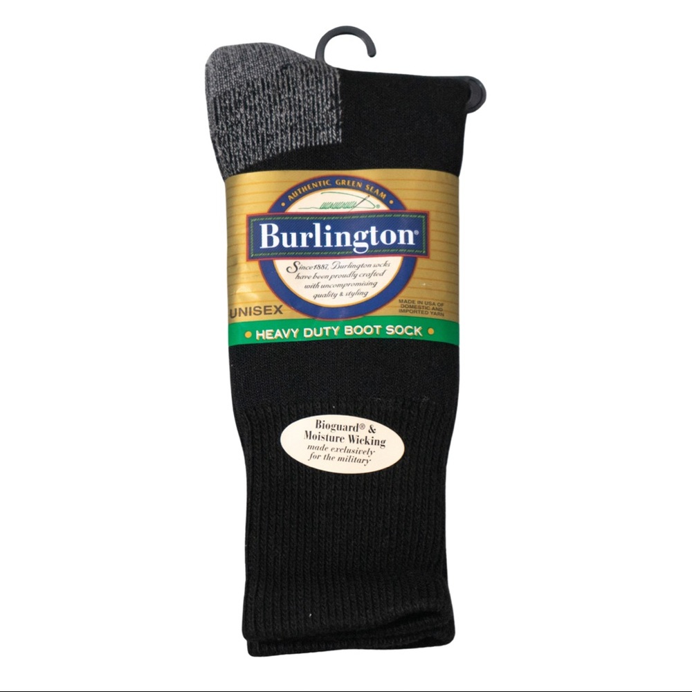 3 x Heavy Duty Boot Socks - Fully Cushioned Footbed - Cotton Crew - Bioguard